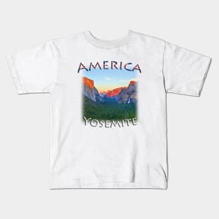 America - Yosemite National Park Kids T-Shirt